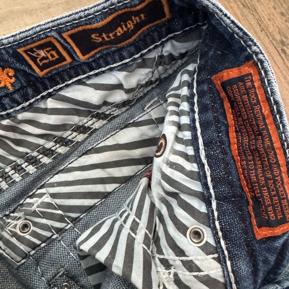 Rock Revival Mertie Straight Jeans size 26 - Picture 9 of 13